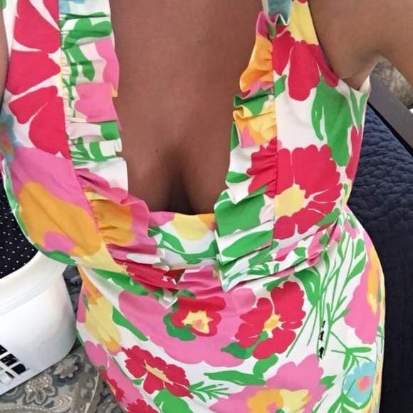 Lilly Pulitzer Lavin dress Garden by the Sea 6 NWT - Picture 6 of 6
